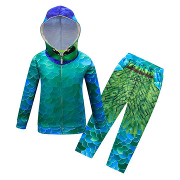 Película Luca Niños Luca sudadera con capucha 3D Impreso Cosplay Disfraz Halloween Carnaval Traje